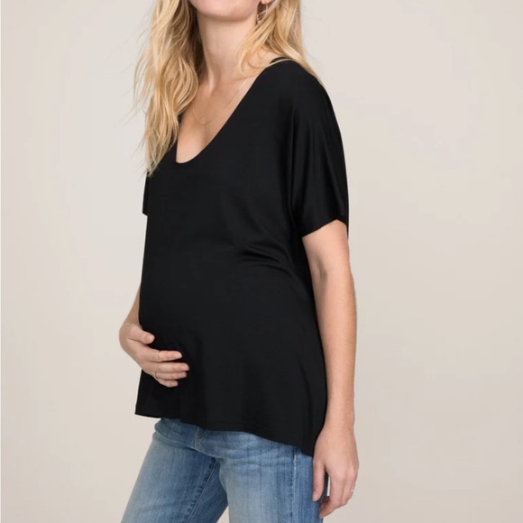 HATCH Maternity The Perfect Vee Tshirt - Picture 2 of 8